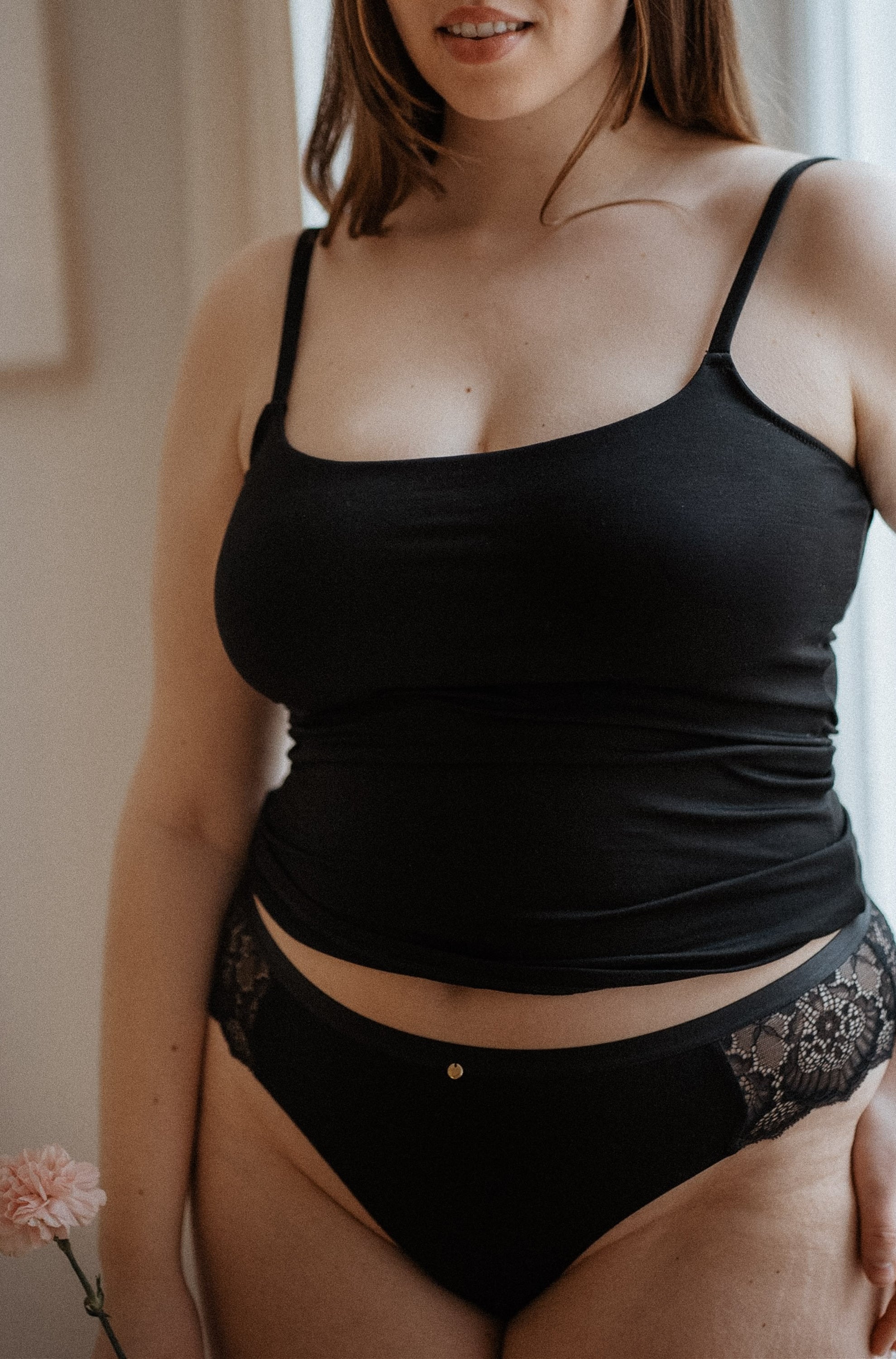 BH Ersatz Top bequem schwarz mit Pads kaufen