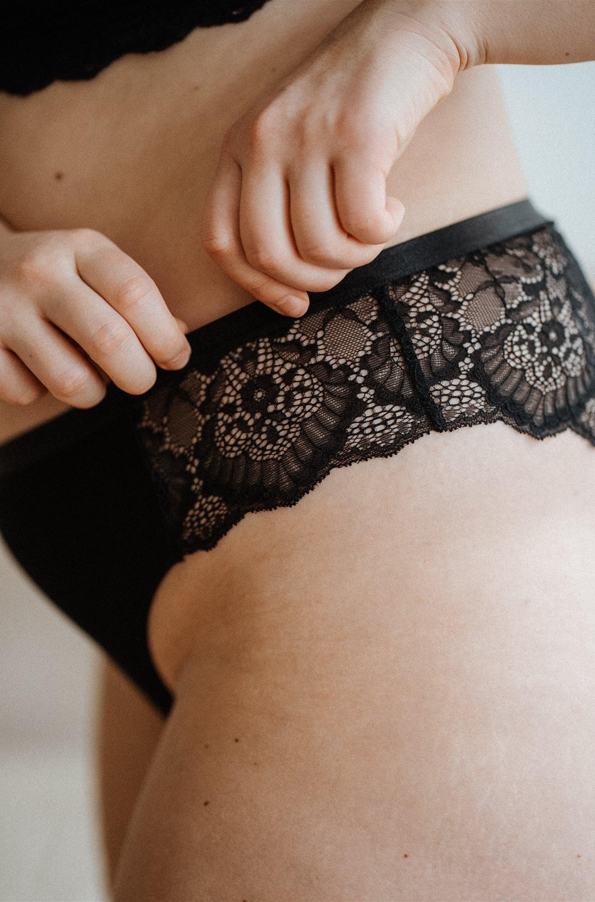 Große Größen sexy Unterwäsche für Frauen schwarz