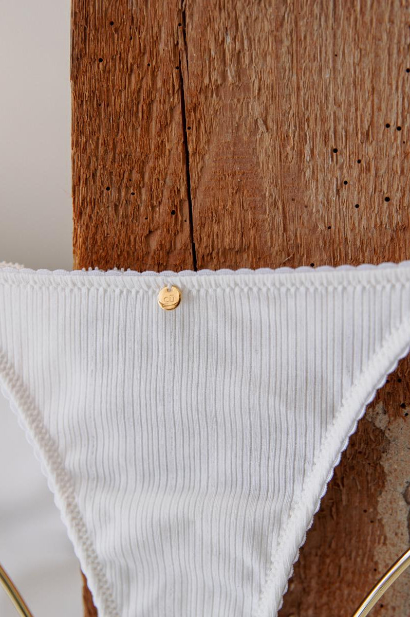 Spitzen-String gestreifter Tencel Stoff Lyocell