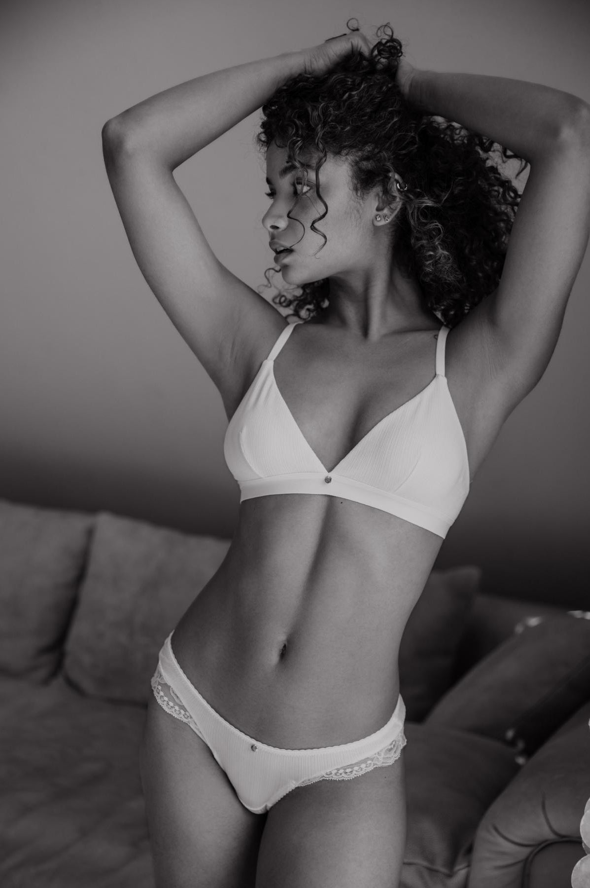 Spitze und Tencel: bequeme Unterwäsche im Sommer, leichtes Bralette