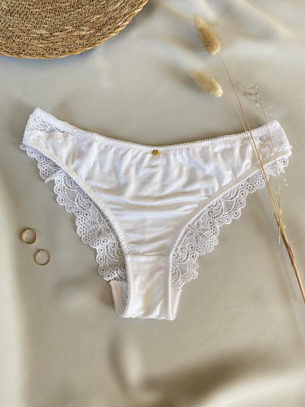 Slip mit verführerischer Spitze am Po eco fair