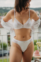 Bralette ohne Bügel weiß bequem