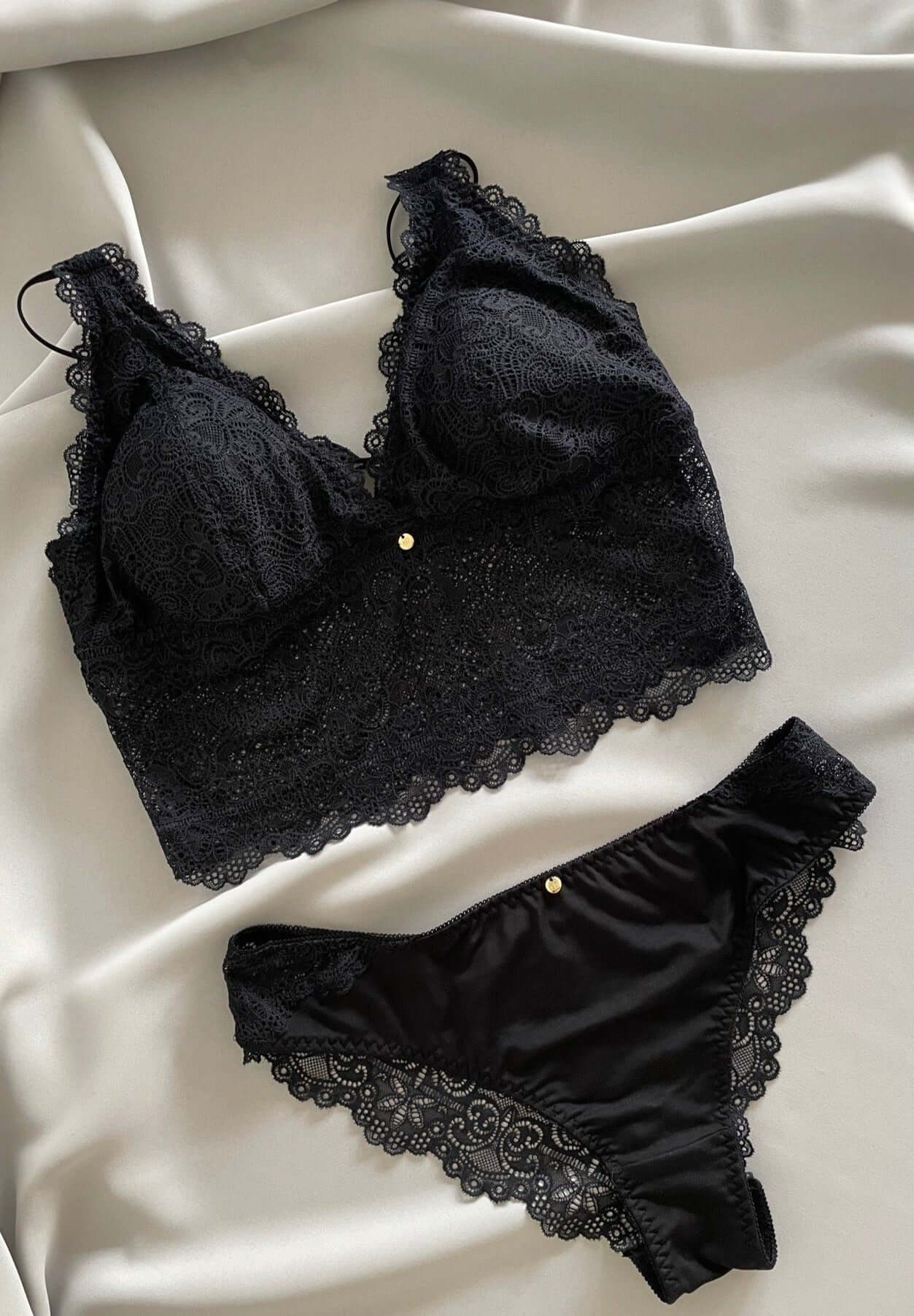 Spitzenunterwäsche Set Johane Tencel recycelt Spitze Dessous
